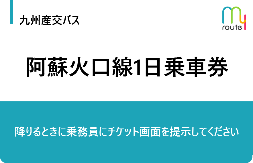阿蘇火口線1日乗車券